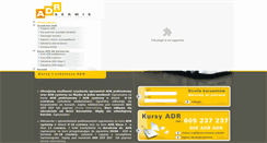 Desktop Screenshot of doradca-adr.com